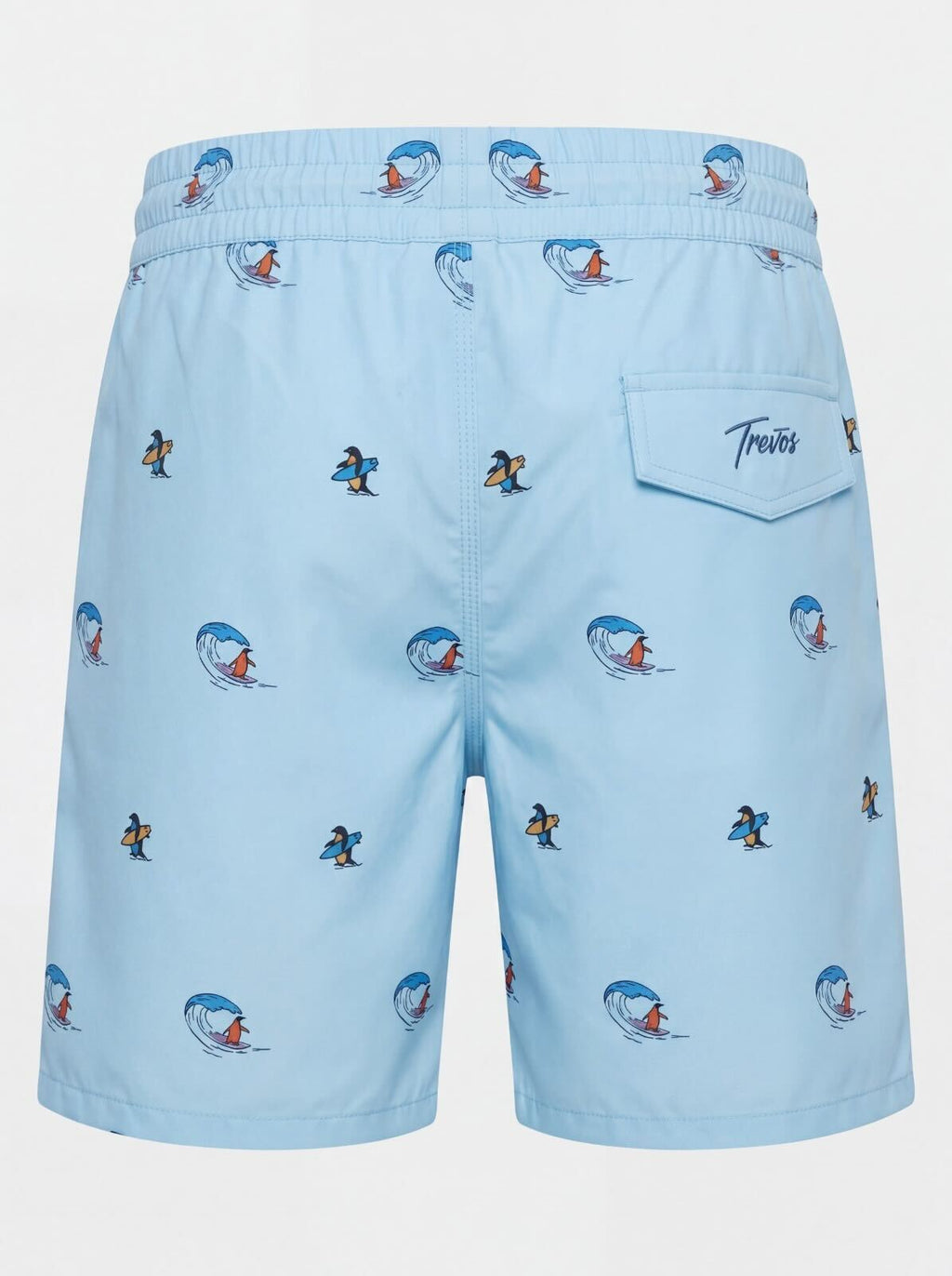 Penguin Surf - Sky Blue Swim Shorts