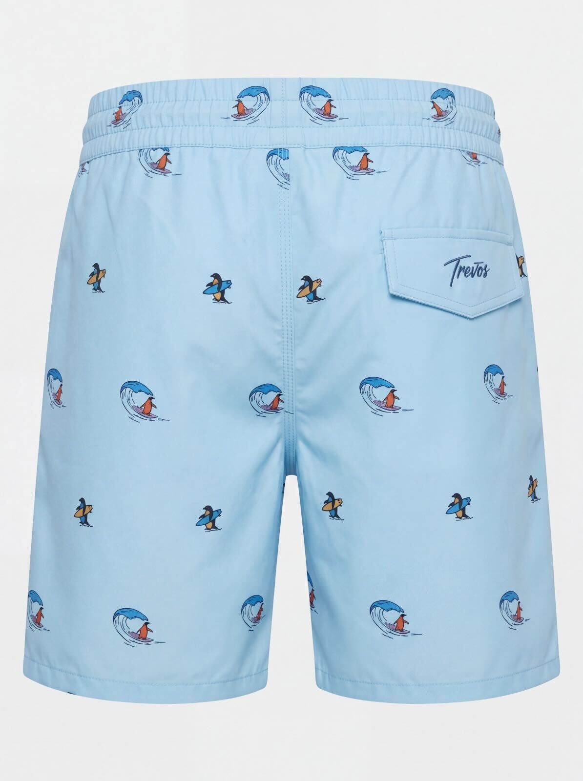 Penguin Surf - Sky Blue Swim Shorts
