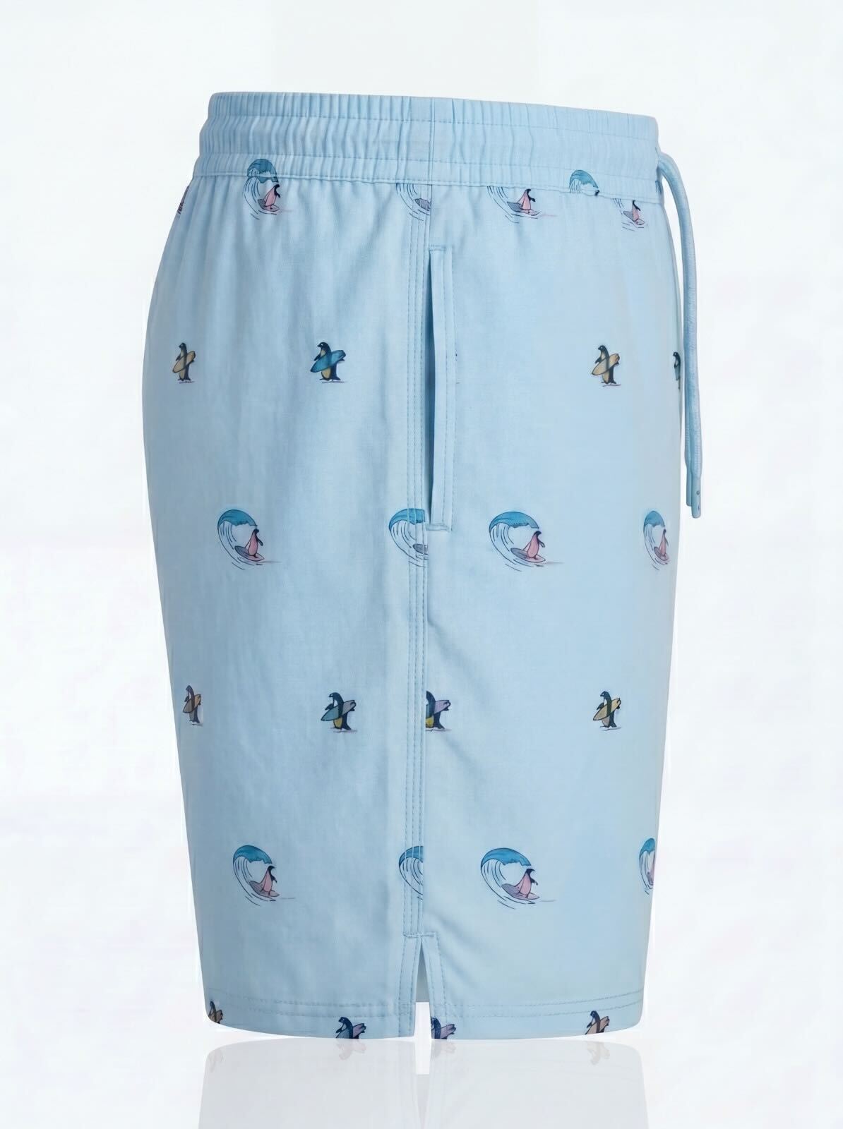 Penguin Surf - Sky Blue Swim Shorts